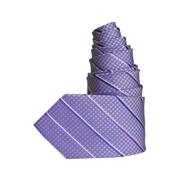 toutacoo Cravate Croisillon mauve