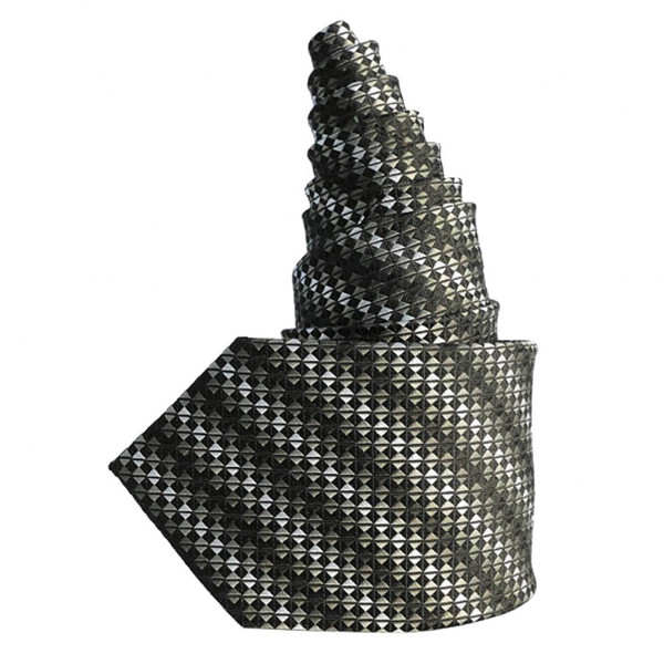 toutacoo Cravate en soie noire