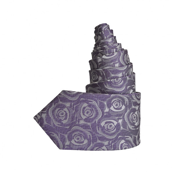 toutacoo Cravate en soie roses mauves