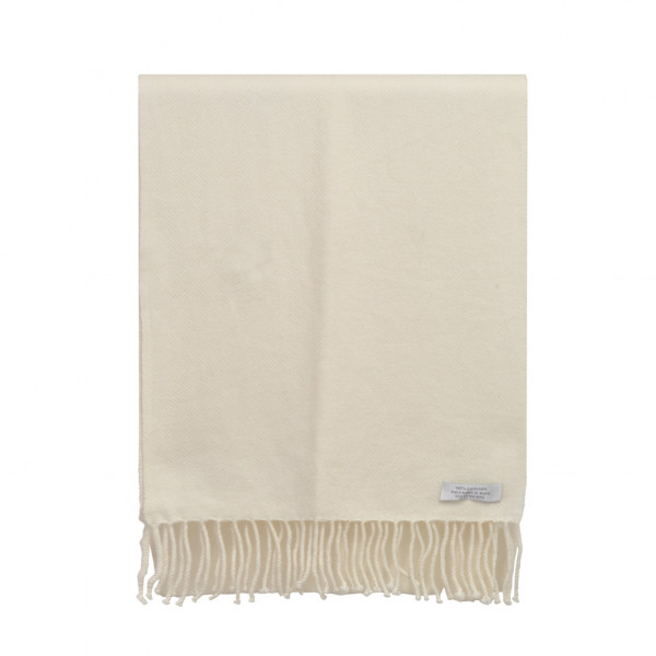 toutacoo Écharpe cachemire écrue