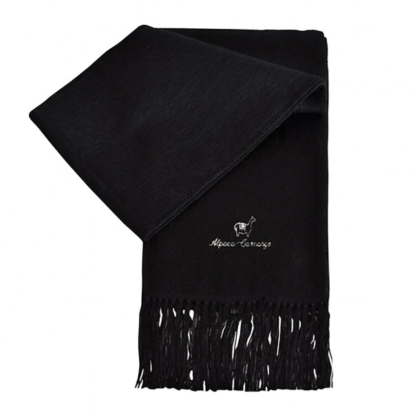 toutacoo Echarpe en alpaga noire