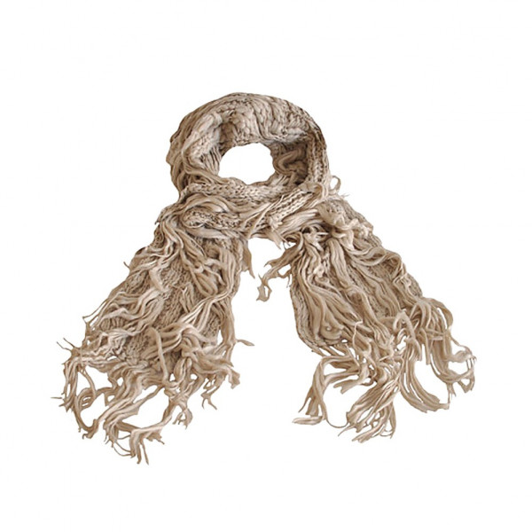 toutacoo Echarpe ficelle franges XXXL