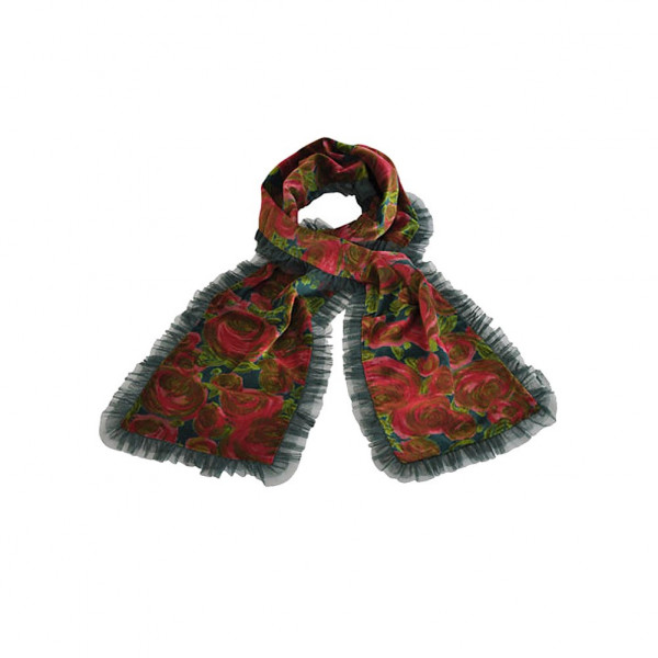 toutacoo Echarpe KIKI ROSES émeraude