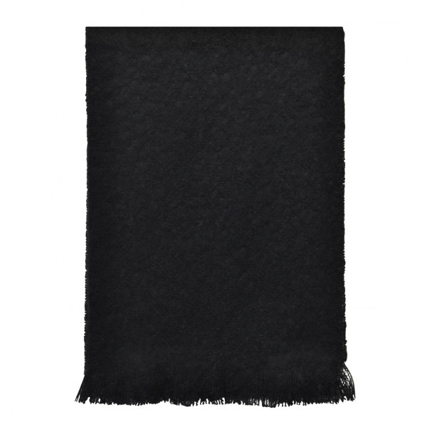 toutacoo Echarpe noire en Mohair