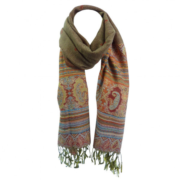 toutacoo Echarpe XL Akar motifs Cachemire