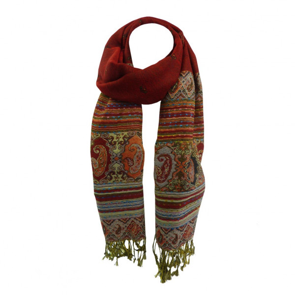 toutacoo Echarpe XL Boshay motifs Cachemire