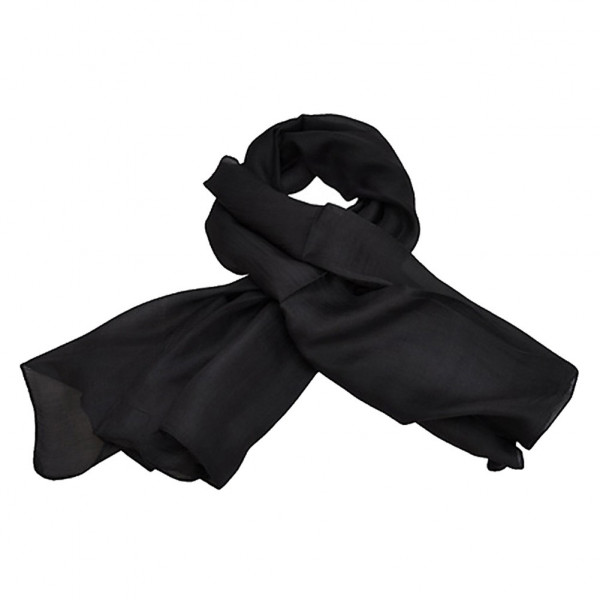toutacoo Foulard carré en soie Noir