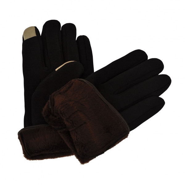 Toutacoo Gants Tactiles Choco En Coton