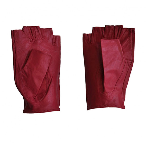 Toutacoo Mitaines Cuir Fushia