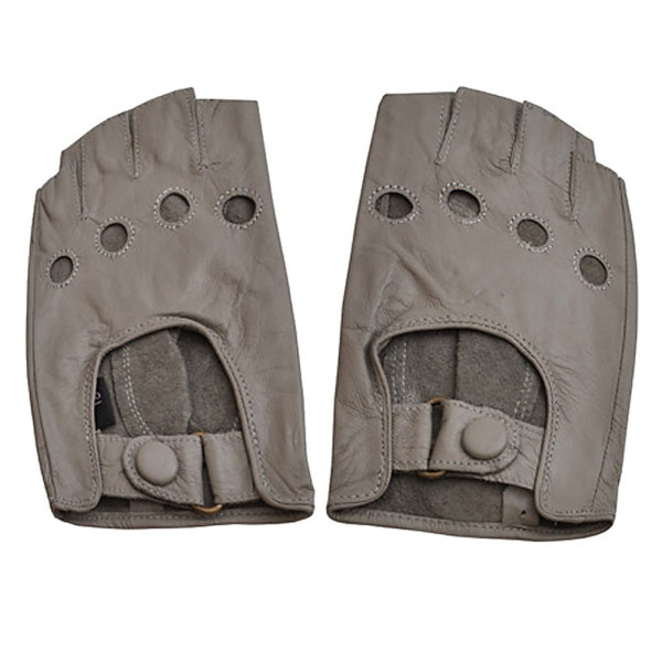 toutacoo Mitaines cuir gris