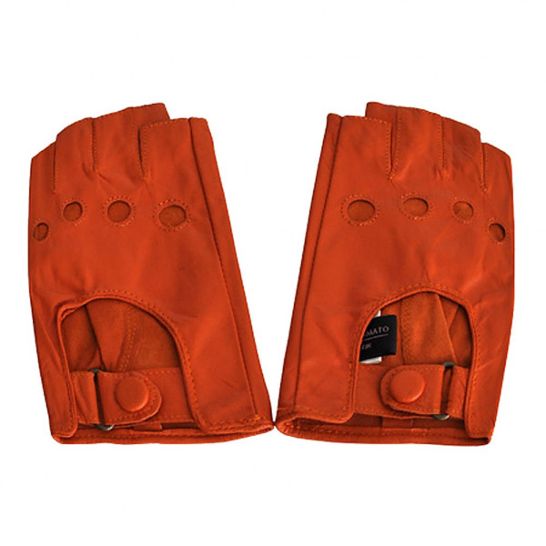 toutacoo Mitaines cuir orange