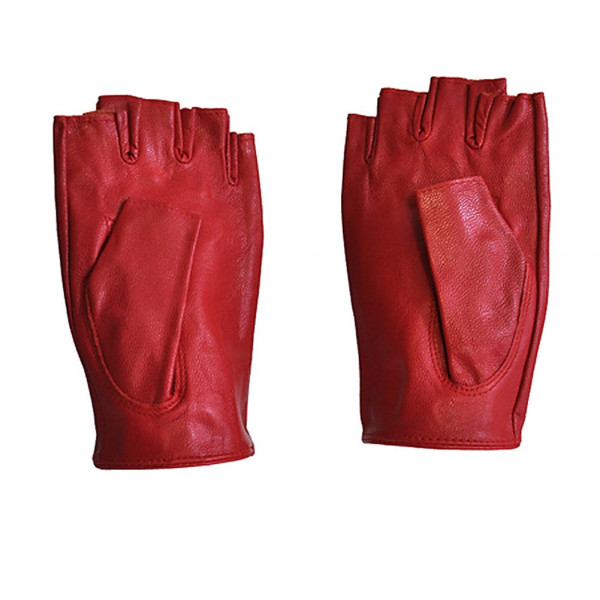 Toutacoo Mitaines Cuir Rouge