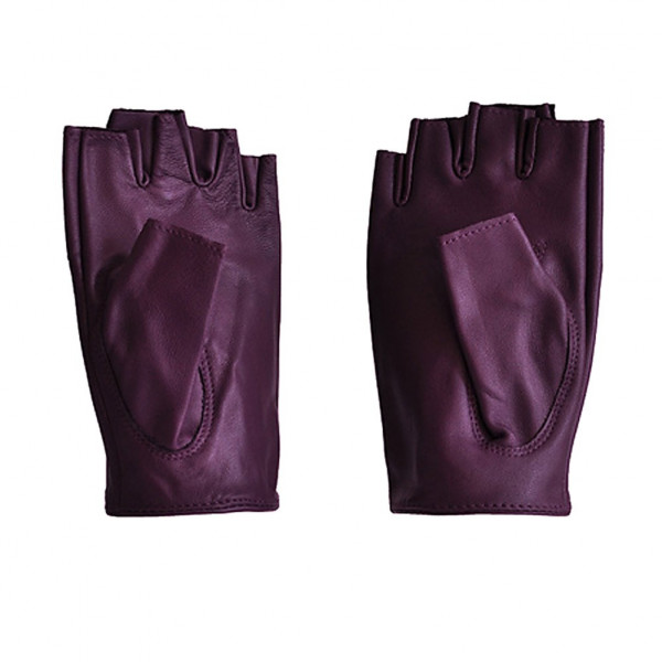 Toutacoo Mitaines Cuir Violet