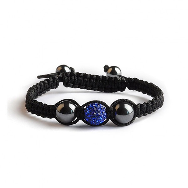 toutacoo Shamballa 1 Perle - Bleu Saphir