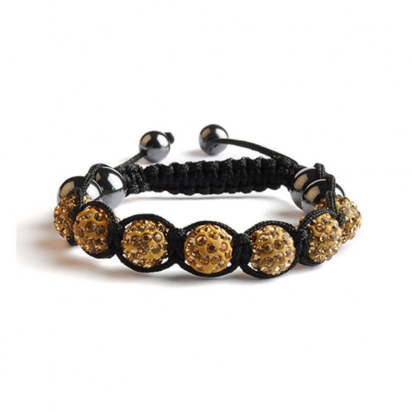 toutacoo Shamballa 7 Perles - Ambre