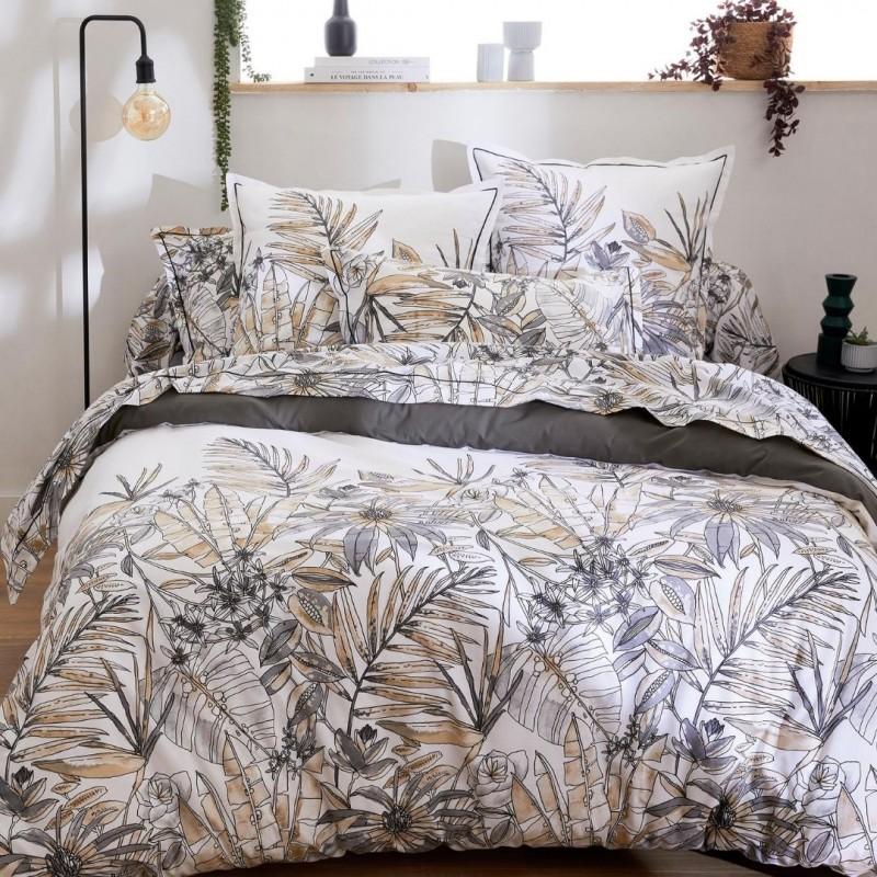 tradilinge Drap 100% coton Tradilinge SUMATRA FUSAIN