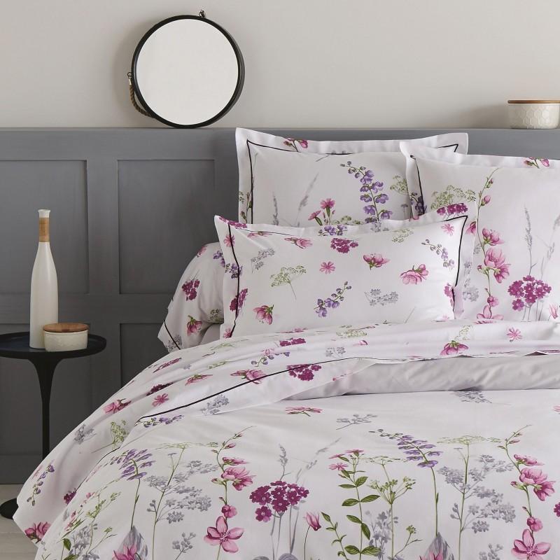 Tradilinge Drap Housse 100% Coton Tradilinge Uni GALET (Pretty)