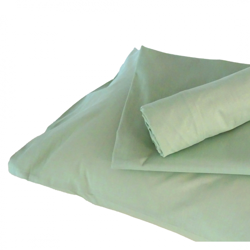 tradilinge Drap housse bébé 100% coton Tradilinge AMANDE