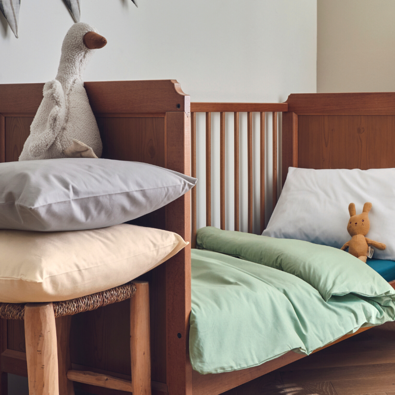 Tradilinge Drap Housse Bébé 100% Coton Tradilinge ÉCRU LAVÉ