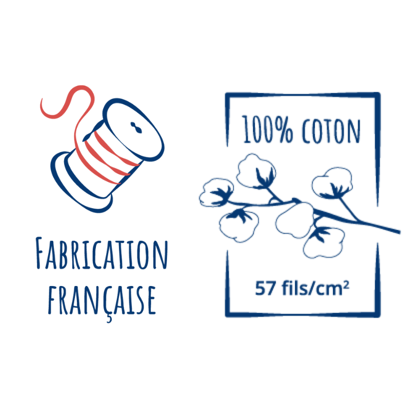 Tradilinge Drap Housse Bébé 100% Coton Tradilinge MOUTARDE