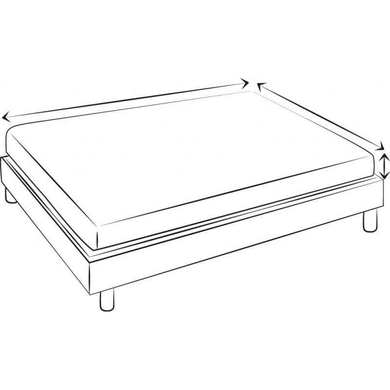 Tradilinge Drap Housse Uni Sur-mesure Tradilinge 100% Coton 57 Fils/cm²