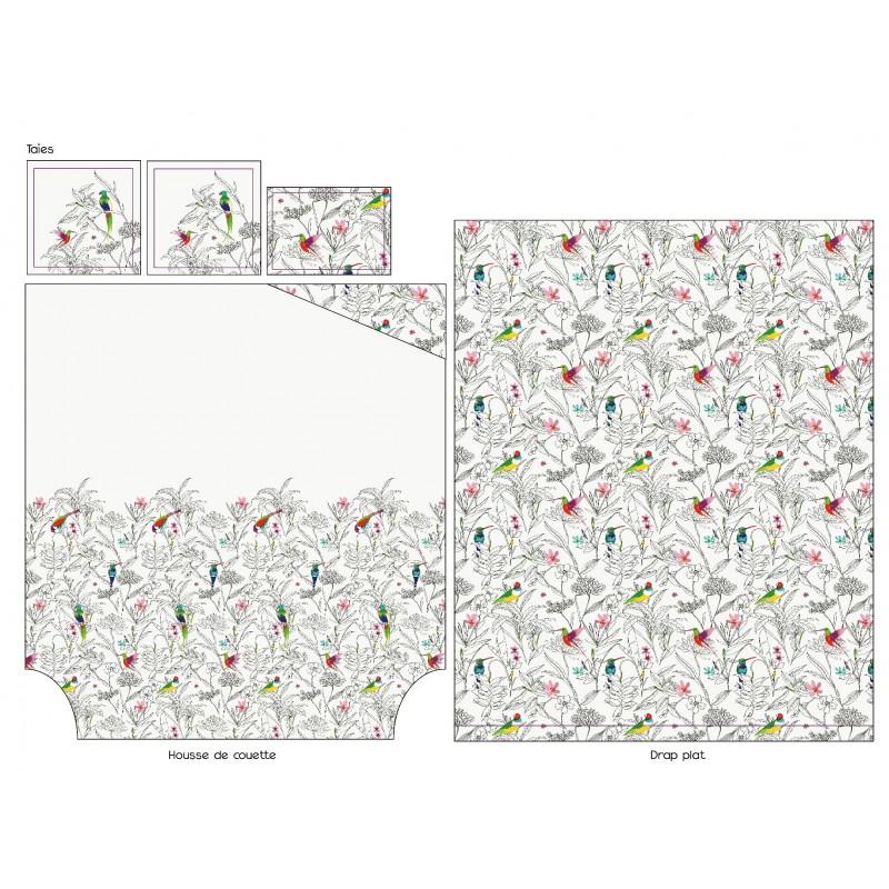 Tradilinge Housse De Couette 100% Coton Tradilinge AMAZONIA