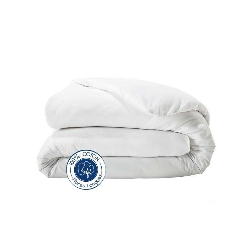 tradilinge Housse de couette 100% coton Tradilinge BLANC