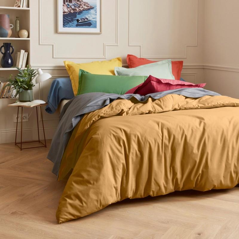 Tradilinge Housse De Couette 100% Coton Tradilinge CAMEL