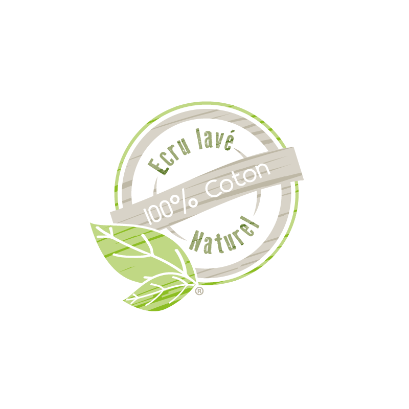 Tradilinge Housse De Couette 100% Coton Tradilinge ECRU LAVE