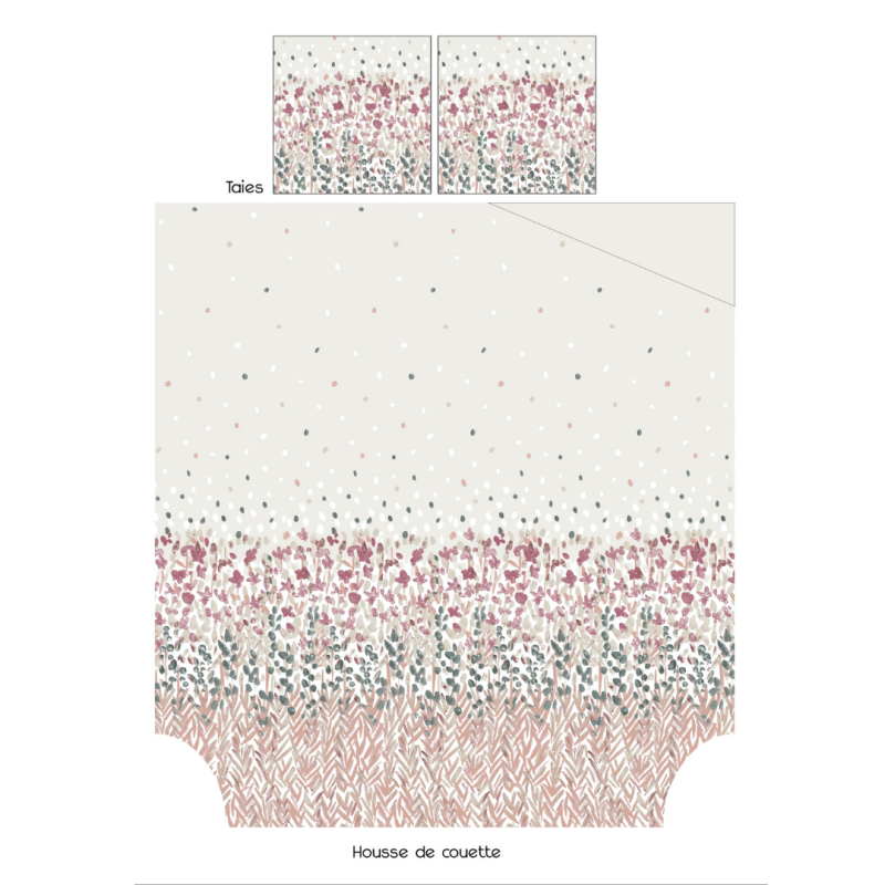 Tradilinge Housse De Couette 100% Coton Tradilinge ÉVASION PÊCHE