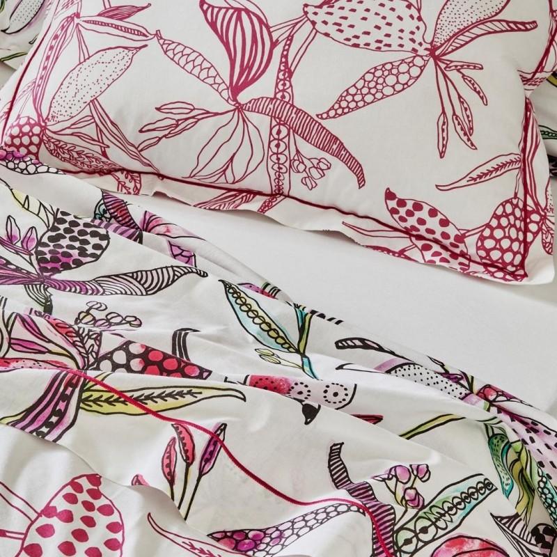 Tradilinge Housse De Couette 100% Coton Tradilinge PÉNÉLOPE ROSE