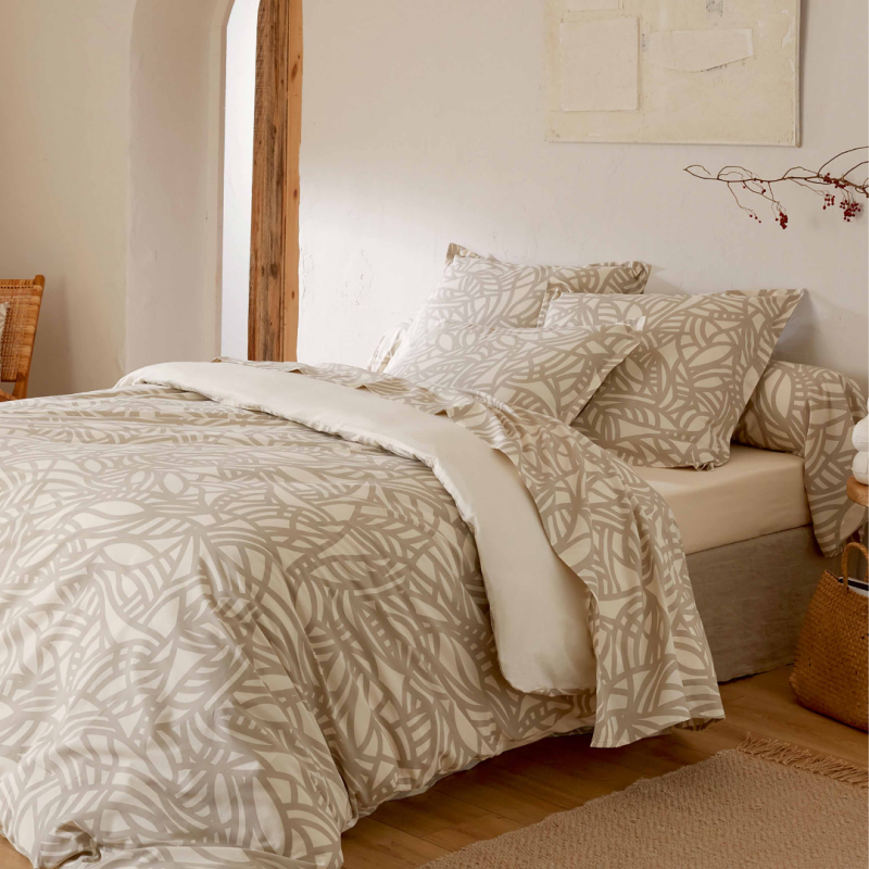 Tradilinge Housse De Couette 100% Coton Tradilinge SÉRÉNA CHANVRE