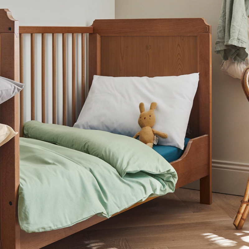 Tradilinge Housse De Couette Bébé 100% Coton Tradilinge BLEU PAON