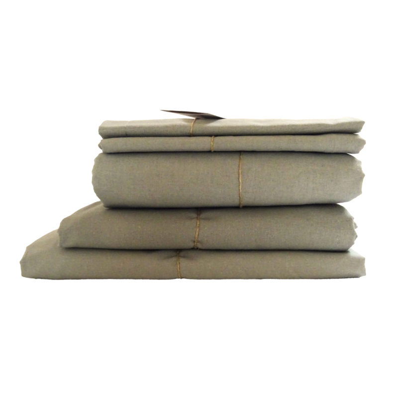 Tradilinge Housse De Couette En Coton Bio - Coloris BRONZE - Gamme AUTHENTIQUE