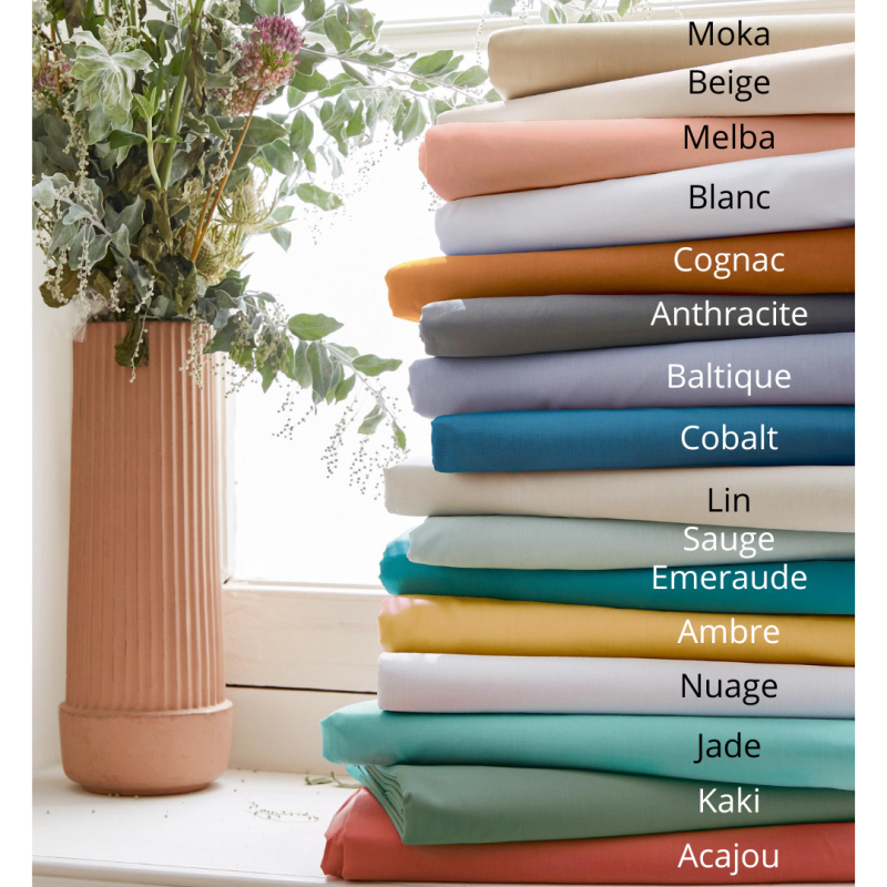 Tradilinge Housse De Couette Percale Tradilinge BLANC