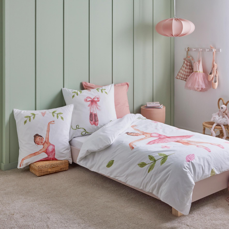 tradilinge Housse de couette percale Tradilinge GISELLE