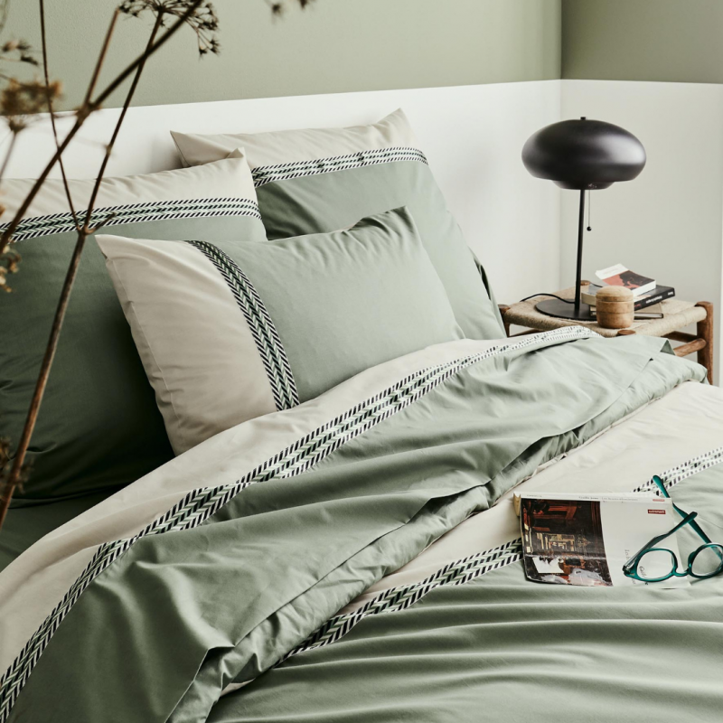 Tradilinge Housse De Couette Percale Tradilinge NOA KAKI