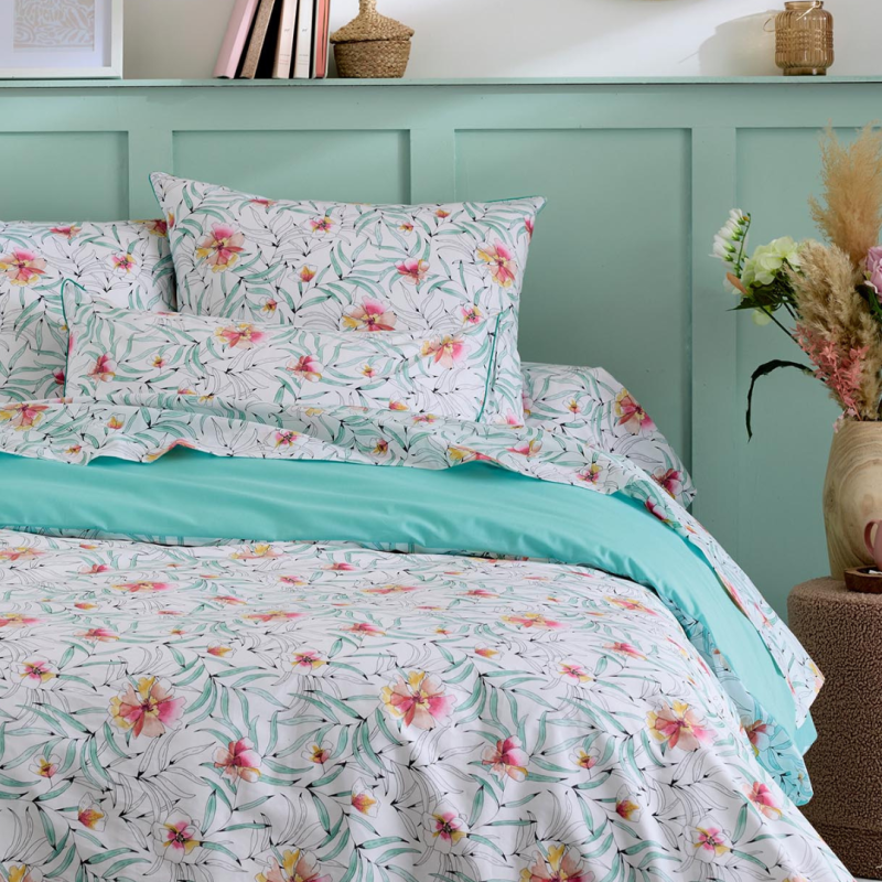Tradilinge Housse De Couette Percale Tradilinge ROXANE JADE