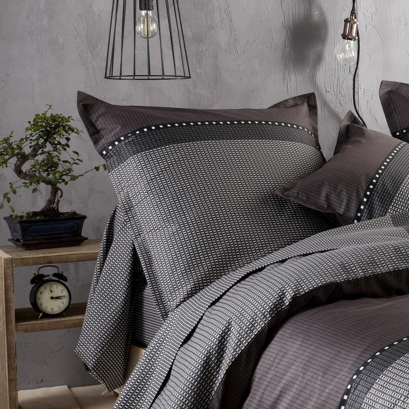 Tradilinge Housse De Couette Satin Tradilinge ENZO NOIR