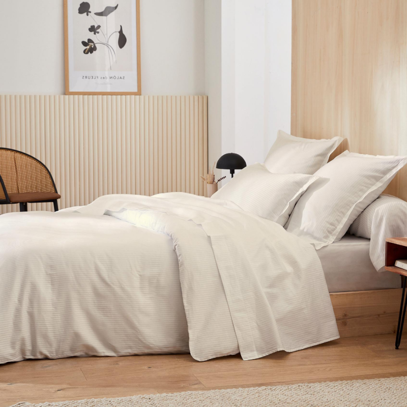 tradilinge Housse de couette satin Tradilinge GRAND HÔTEL SABLE