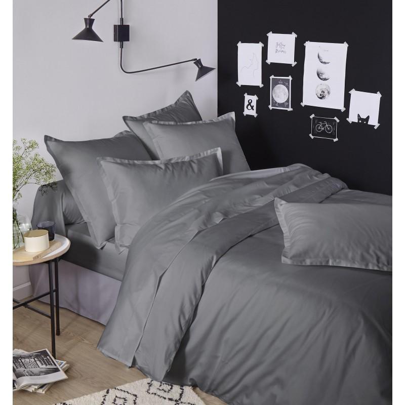 Tradilinge Housse De Couette Satin Tradilinge GRAPHITE