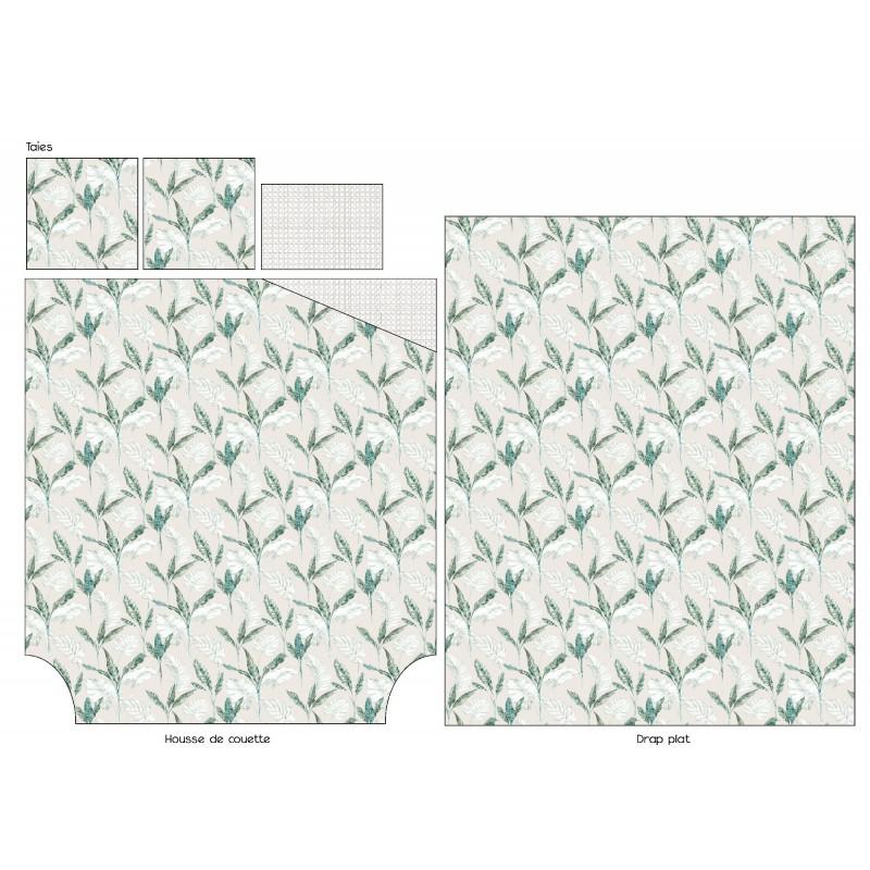 Tradilinge Housse De Couette Satin Tradilinge VOYAGE LIN