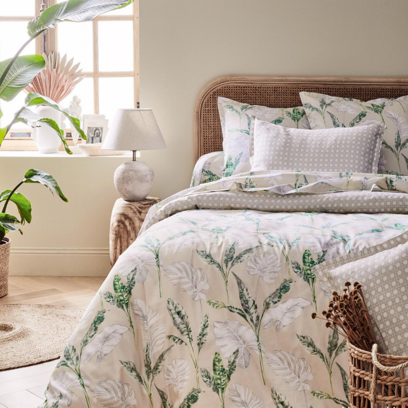 tradilinge Housse de couette satin Tradilinge VOYAGE LIN