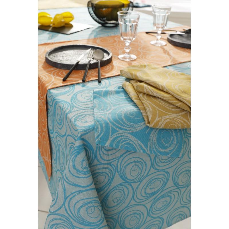 Tradilinge Serviettes De Table SPIRALE COULEURS - Lot De 3
