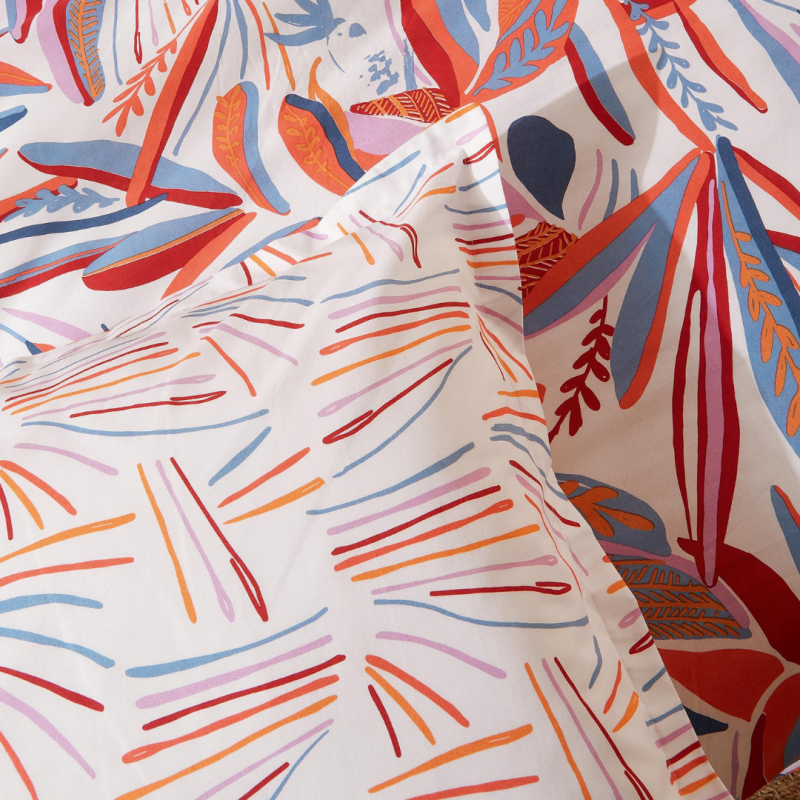 Tradilinge Taie 100% Coton Tradilinge PERROQUET SALSA