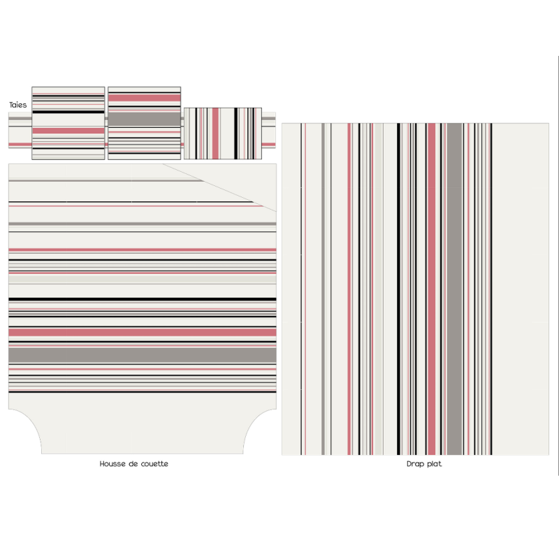 Tradilinge Drap 100% Coton Tradilinge HUGO SISAL