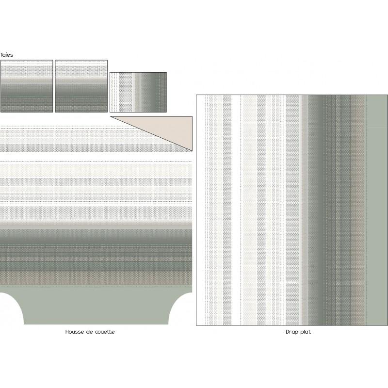 Tradilinge Drap 100% Coton Tradilinge NIAGARA KAKI