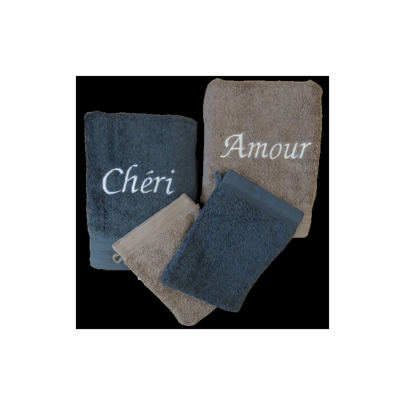 Tradilinge DRAP DE BAIN Éponge Douceur 100x150cm