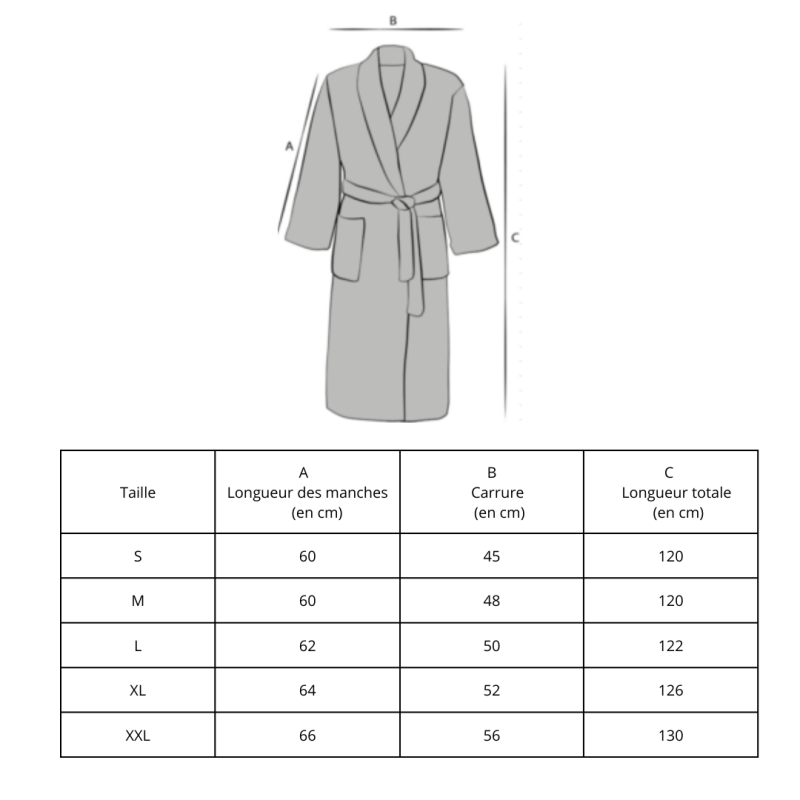 Tradilinge DRAP DE DOUCHE Éponge Douceur 70x140cm