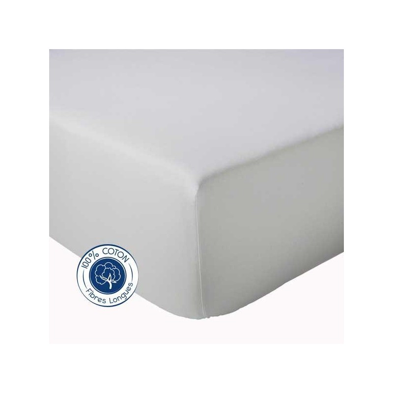 tradilinge Drap housse 100% coton Tradilinge GALET